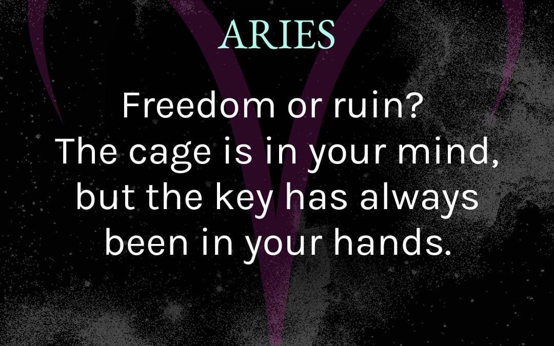 Aries – January 2025 Tarotscope
