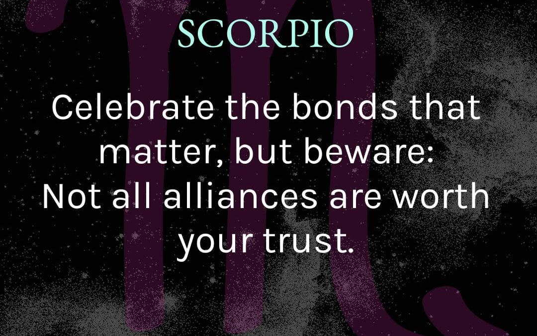 Scorpio – January 2025 Tarotscope