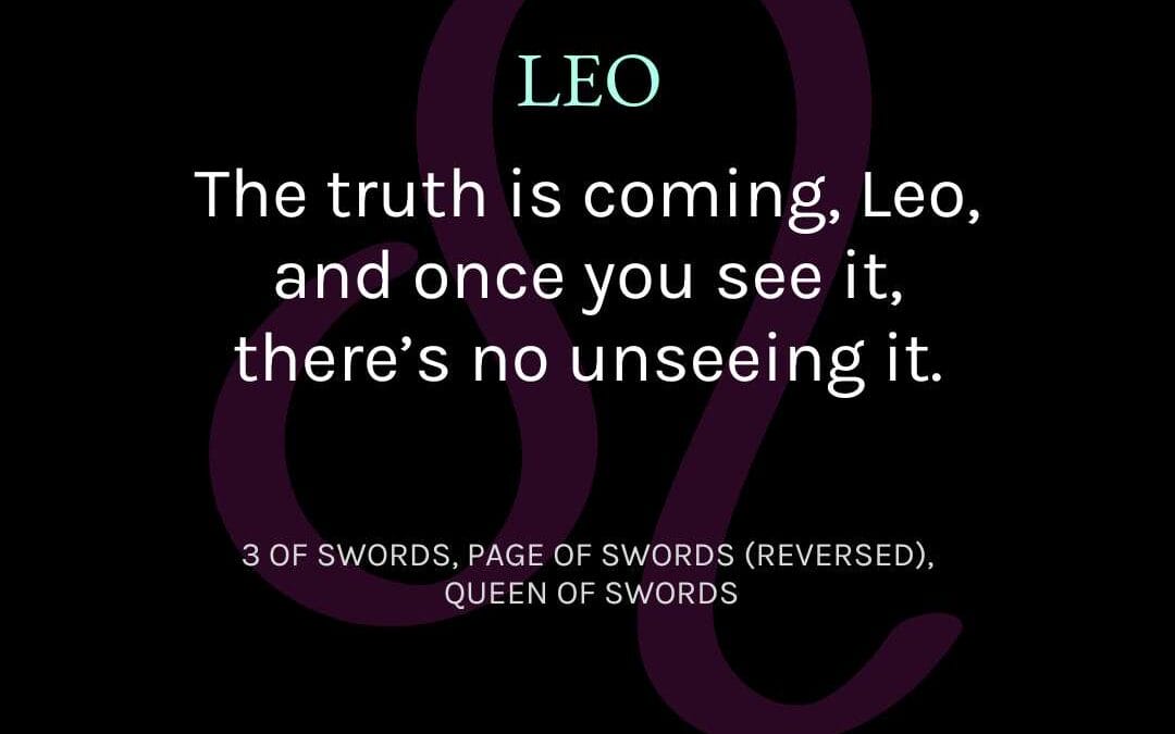 Leo- March 2025 Tarotscope