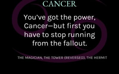 Cancer- April 2025 Tarotscope